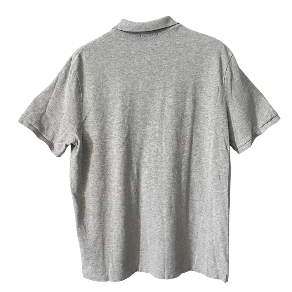Polo Ralph Lauren Men XL Preppy Classic Fit Gray Short Sleeve Pony Logo Casual